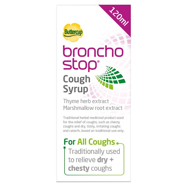 Bronchostop Unisex Cough Syrup - Relieve Any Type Of Cough - 120Ml