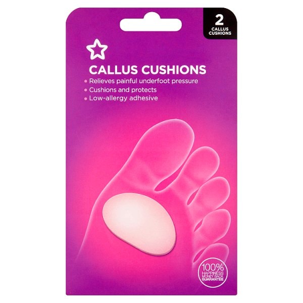 Superdrug Unisex Foam Callus Cushions X 2