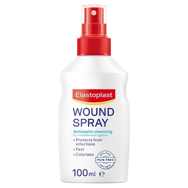 Elastoplast Unisex Kids Antiseptic Pain-Free Wound Spray 100Ml