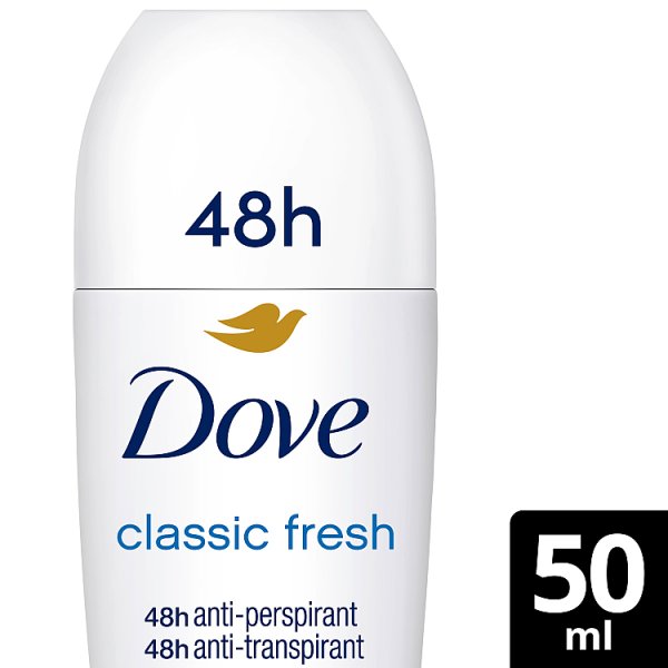 Dove Women's Classic Anti-Perspirant Roll On 50Ml