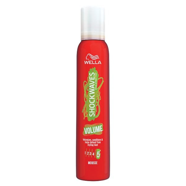 Wella Unisex Shockwaves Volume Mousse 200Ml