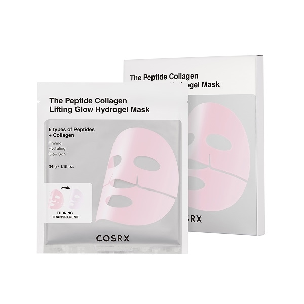 Cosrx Unisex Pink The Peptide Collagen Lifting Glow Hydrogel Mask