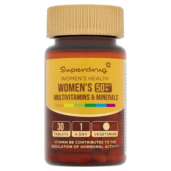 Superdrug Women's Multivitamins For 50+ 30S
