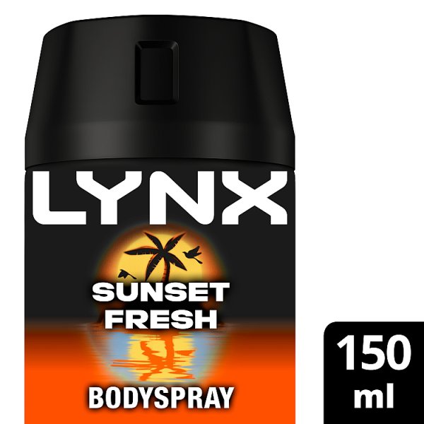 Lynx Men's Sunset Fresh Aerosol Body Spray 150Ml