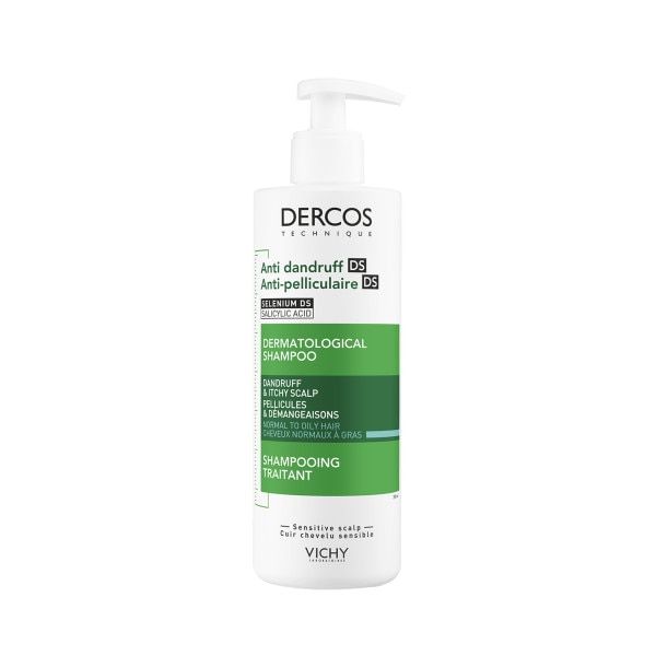 Vichy Unisex Dercos Anti-Dandruff Shampoo Oily Hair And Scalp 390Ml