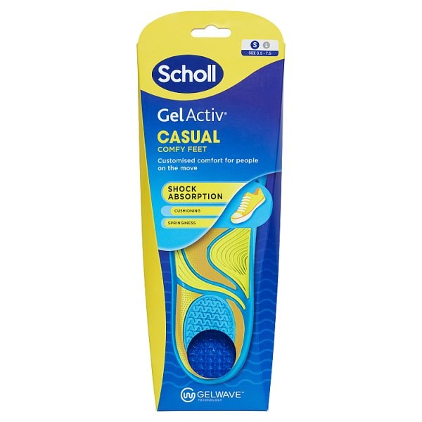 Scholl Unisex Gel Activ Insole Casual Small
