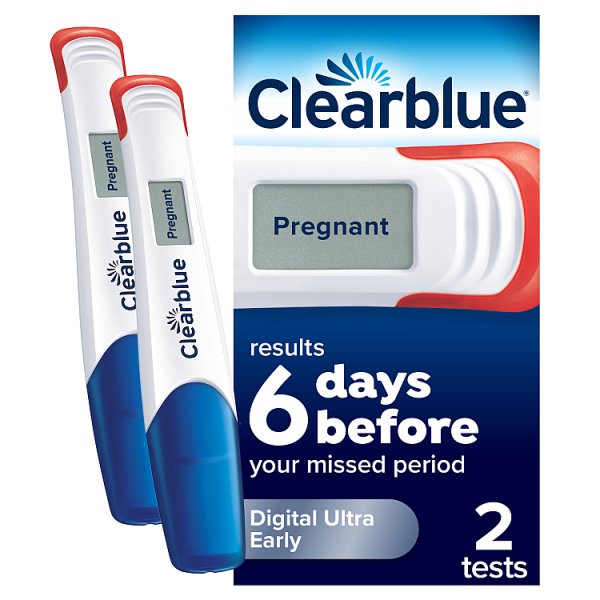 Clearblue Unisex Digital Ultra Early Pregnancy Test - 2 Tests