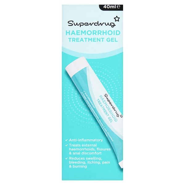 Superdrug Unisex Haemorrhoid Treatment Gel 40Ml