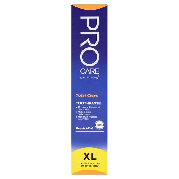 Procare Men's Total Clean Toothpaste 125Ml
