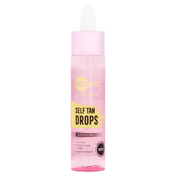 Solait Unisex Tan Drops Medium 30Ml