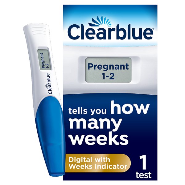 Clearblue Unisex Digital Weeks Indicator Pregnancy Test - 1 Test