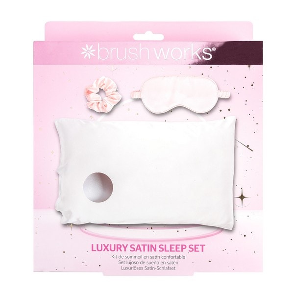 Brushworks Unisex Luxury Satin Sleep Set