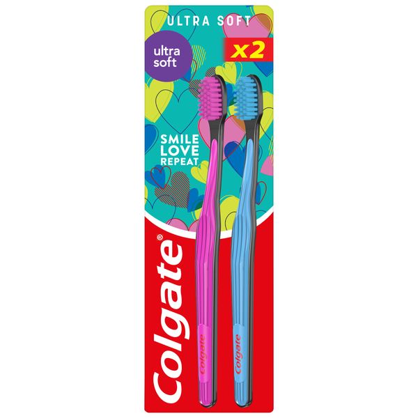 Colgate Unisex Toothbrush Ultra Soft 2Pk