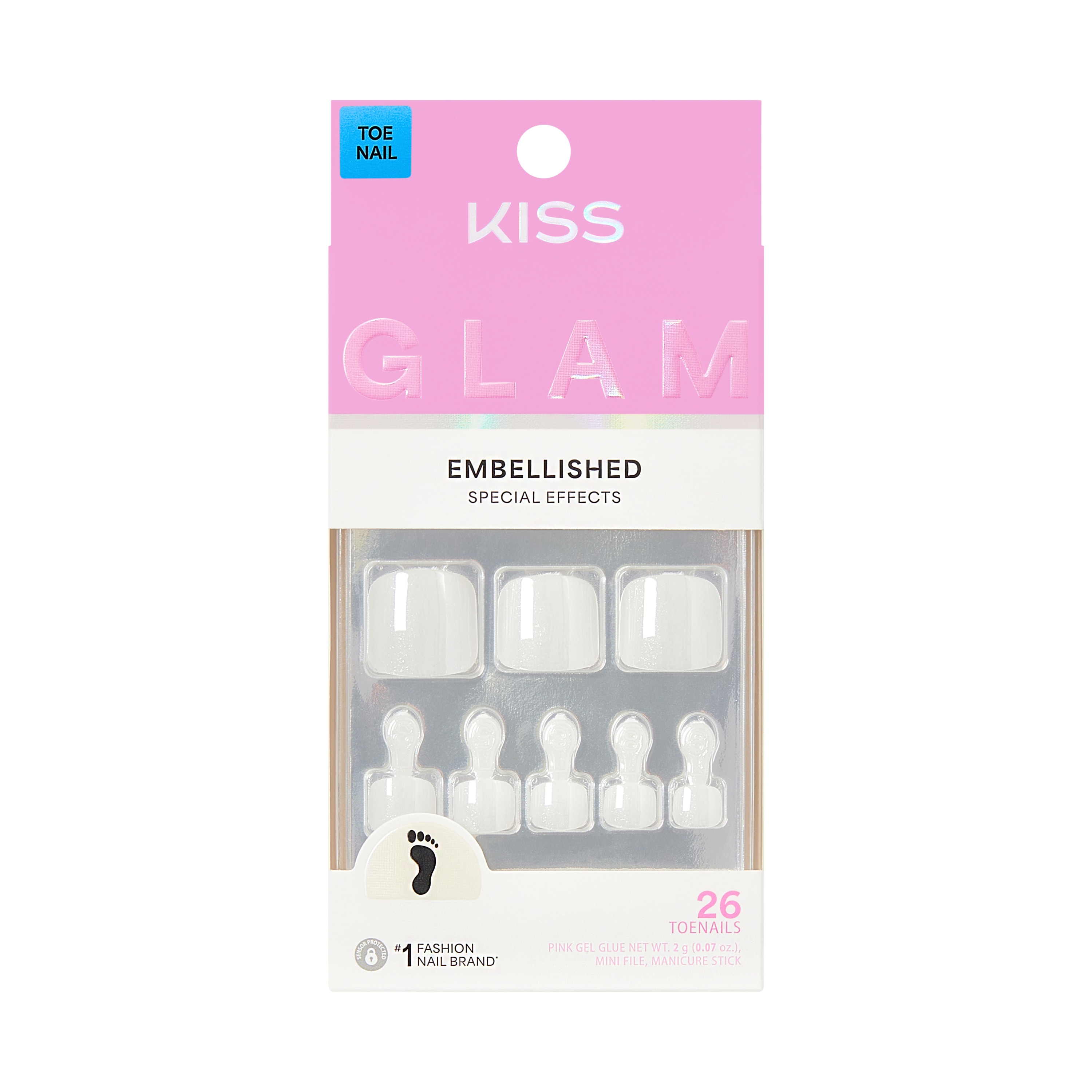 KISS GLAM SHIMMER TOENAILS TWINKLE TOES