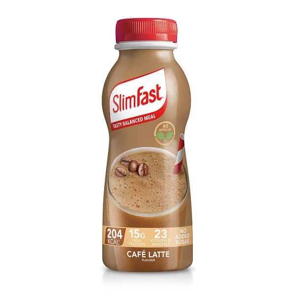 Slimfast Unisex Protein Cafe Latte Flavour Shake 325Ml