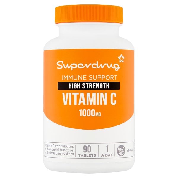 Superdrug Unisex High Strength Vitamin C 1000Mg 90S