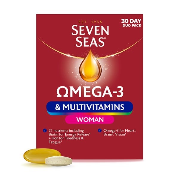 Seven Seas Women's Omega 3 & Multivitamins Woman Duo