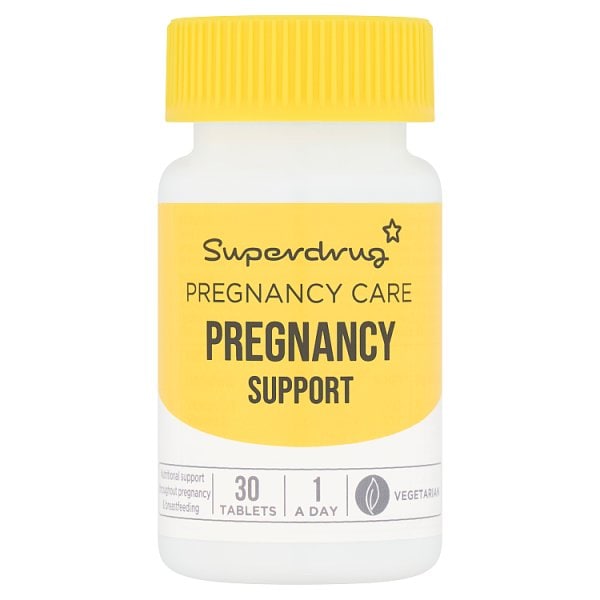 Superdrug Unisex Pregnancy Care 30S