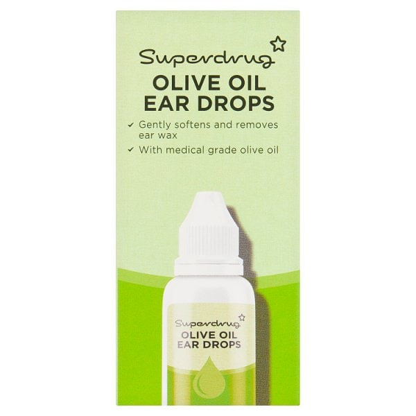 Superdrug Unisex Olive Oil Drops 10Ml