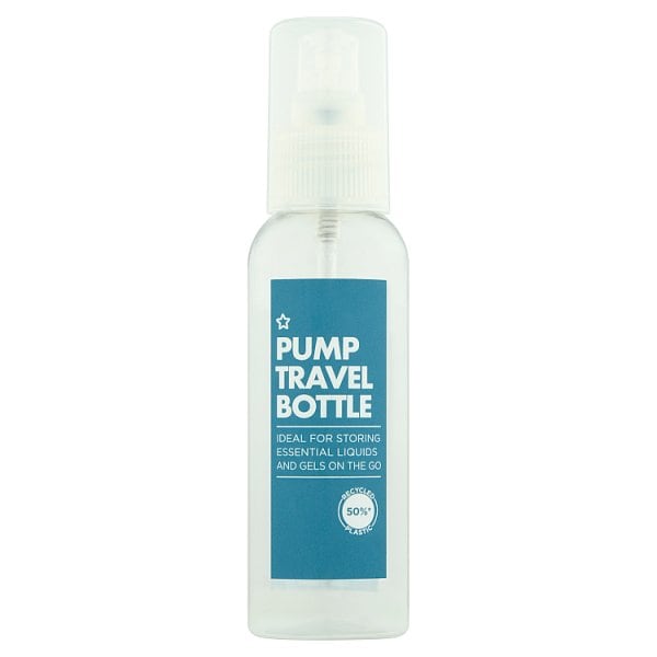 Superdrug Pump Travel Bottle 100Ml