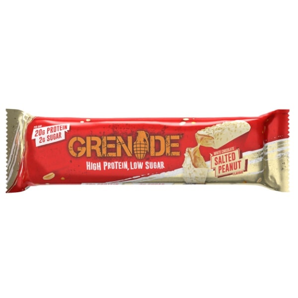 Grenade Men's White Carb Killa Chocolate & Peanut Protein Bar 60G