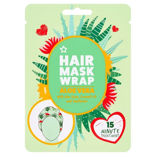 Superdrug Unisex Hair Wrap Mask Aloe