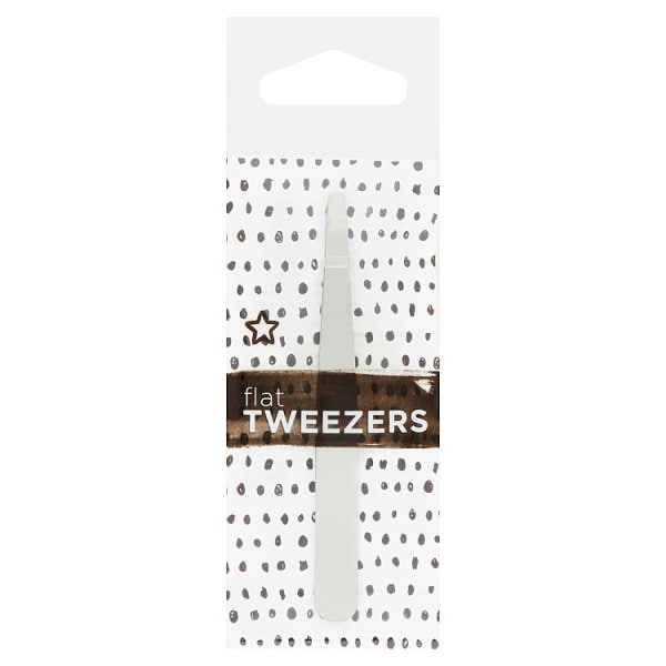 Superdrug Unisex Flat Tweezers