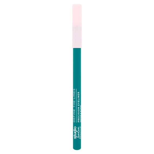 Superdrug Studio London Define The Lines Precision Eyeliner Vivid Teal