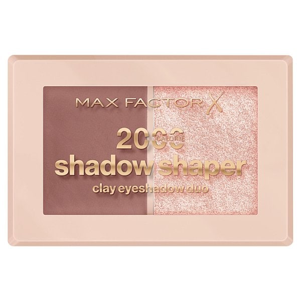 Max Factor Shadow Shaper Duo Eyeshadow Palette Clay Gleam