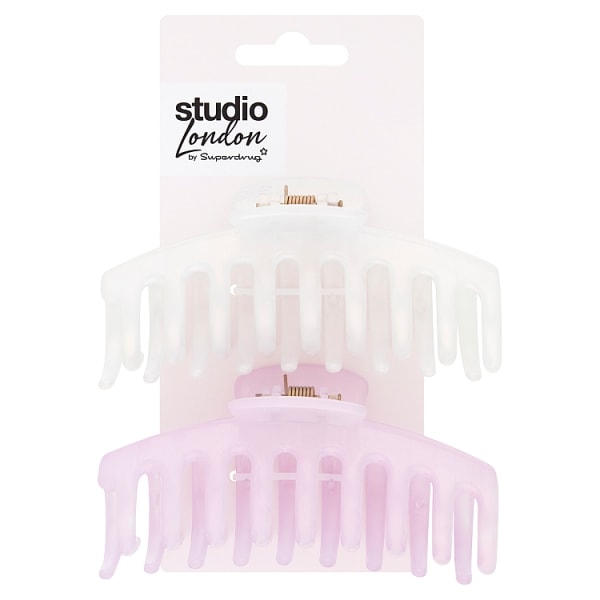Superdrug Studio London Unisex Studio London By Superdrug Long Claw Clips 2Pk