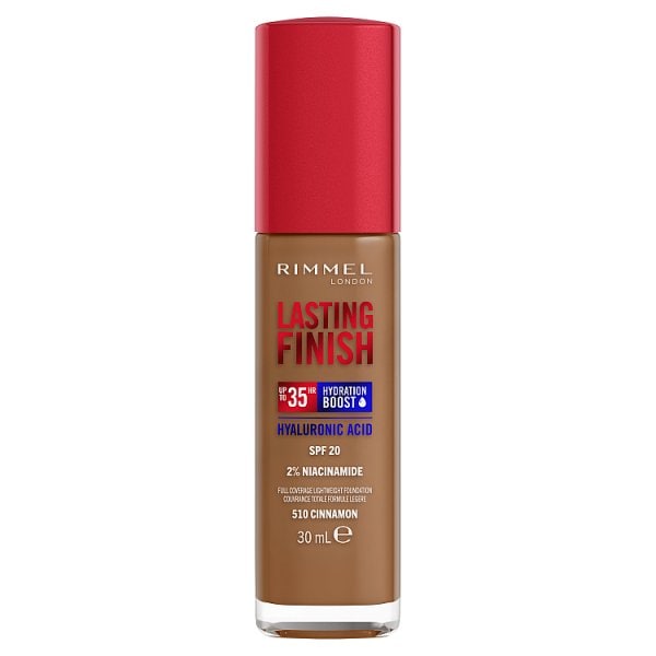 Rimmel Lasting Finish 35 Hour Liquid Foundation 510 Cinnamon