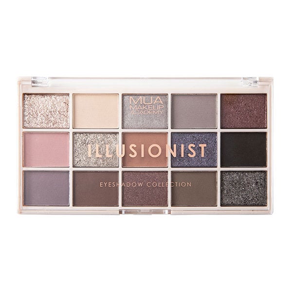 MUA 15 Shade Eyeshadow Palette Illlusionist