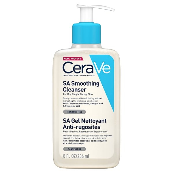 CeraVe SA Smoothing Cleanser (For Dry, Rough , Bumpy Skin) - 236ml