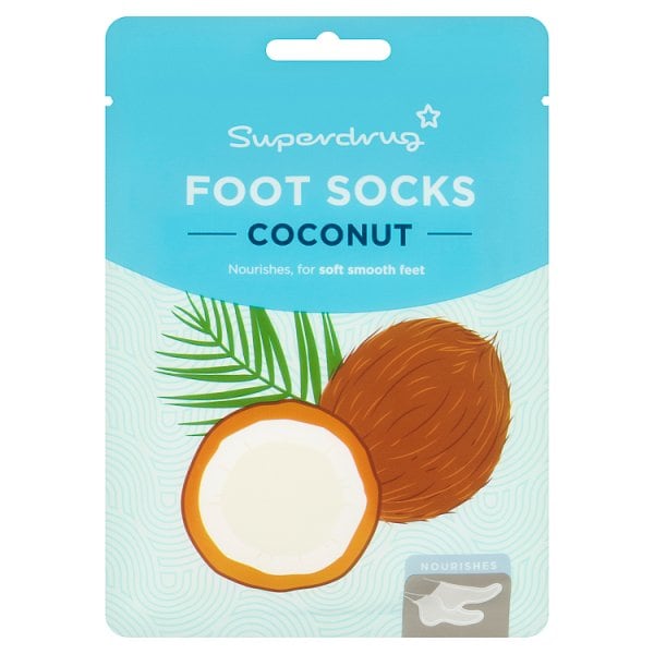 Superdrug Unisex Coconut Foot Pack