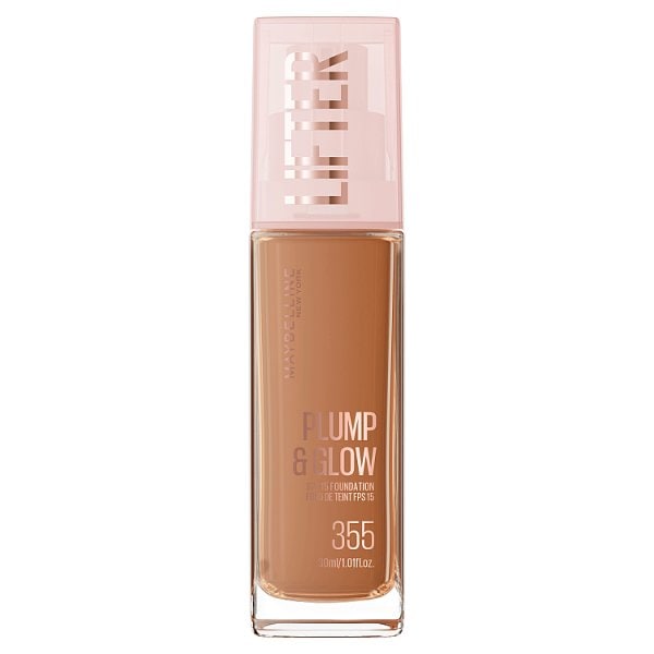 Maybelline Lifter Plump & Glow Liquid Foundation 355