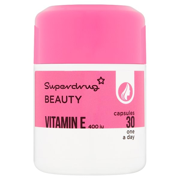 Superdrug Women's Vitamin E 400Iu Beauty Capsules X 30