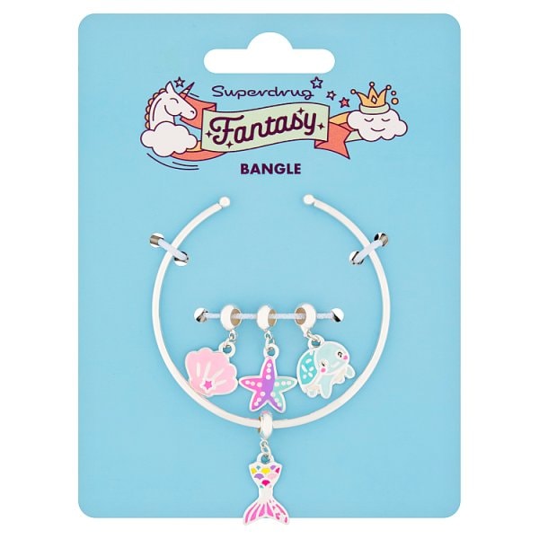 Fantasy Unisex Superdrug Mermaid Charm Bangle