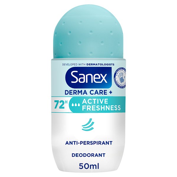 Sanex Women's Derma Care+ Active Fresh 72Hr Anti-Perspirant 50Ml