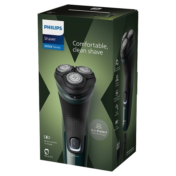 Philips Men's Shaver 3000X Wet & Dry