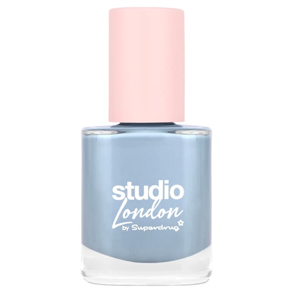 Superdrug Studio London Unisex Blue Nail Polish