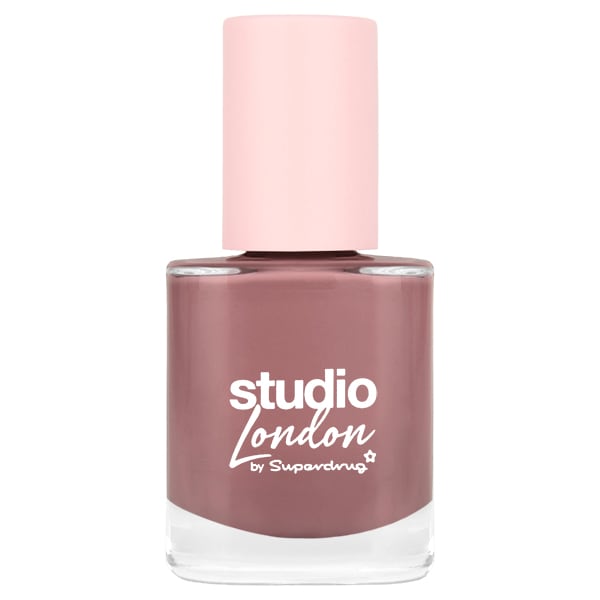Superdrug Studio London Unisex Hibiscus Purple Nail Polish