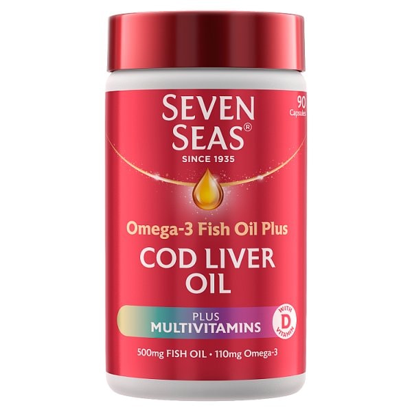 Seven Seas Unisex Cod Liver Oil + Multivitamins 90 Caps