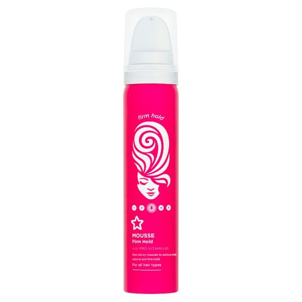 Superdrug Unisex Firm Hair Mousse 75Ml
