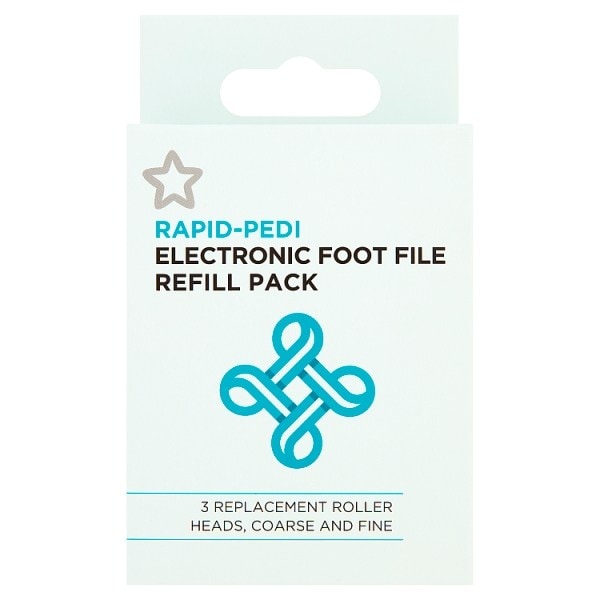 Superdrug Unisex Rapid Pedi Electronic Foot File Refill Pack