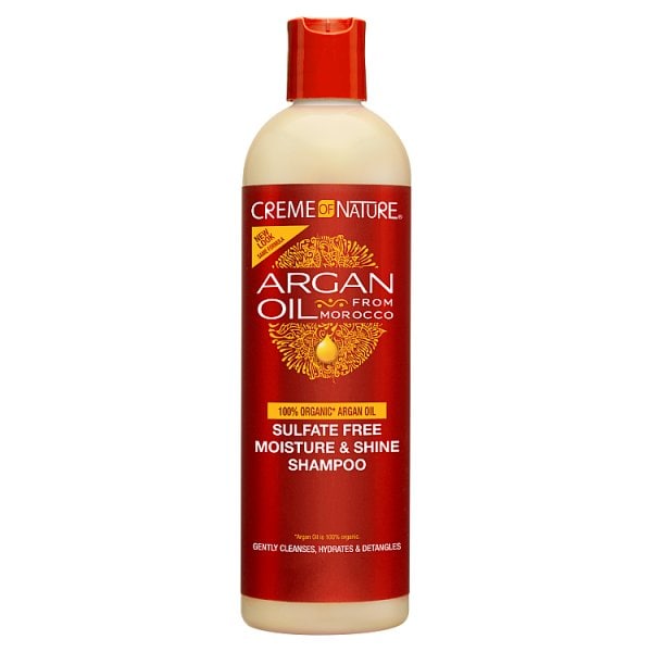 Crème Of Nature Unisex Argan Oil Sulfate-Free Moisture Shine Shampoo 355Ml
