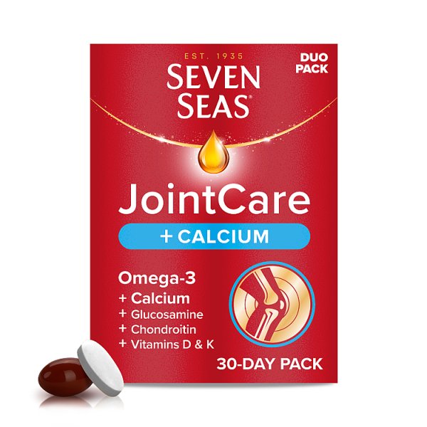 Seven Seas Unisex Jointcare Calcium - Duo Pack(30 Capsules+30 Tablets)