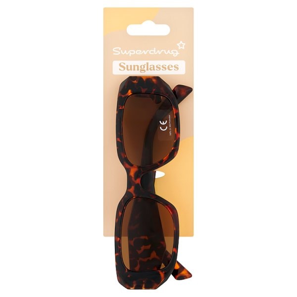 Superdrug Unisex Studio London Sunglasses Oversized Tortoiseshell