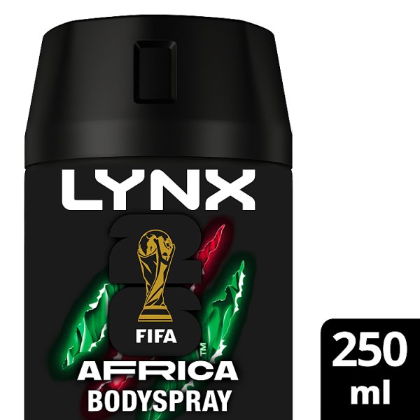 Lynx Men's Africa Aerosol Body Spray 250Ml