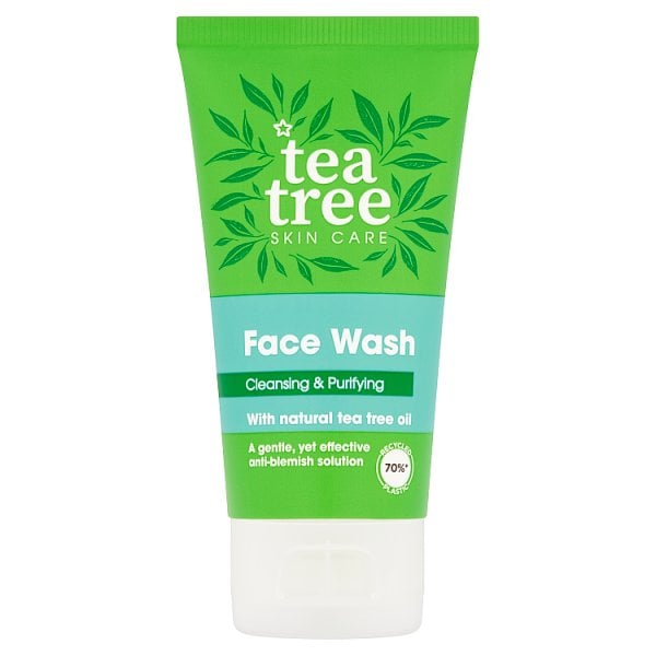 Tea Tree Unisex Superdrug Face Wash Travel Mini 50Ml