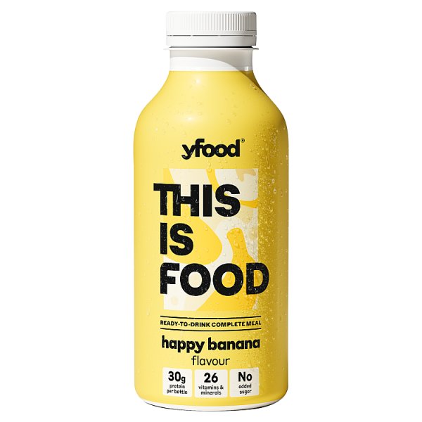 Yfood Unisex Ready To Drink Complete Meal Happy Banana 500Ml